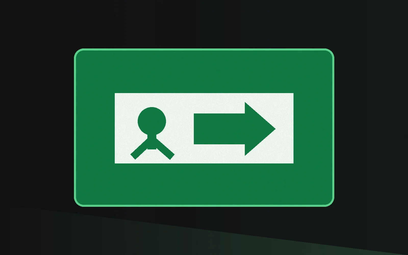 Emergency exit signage